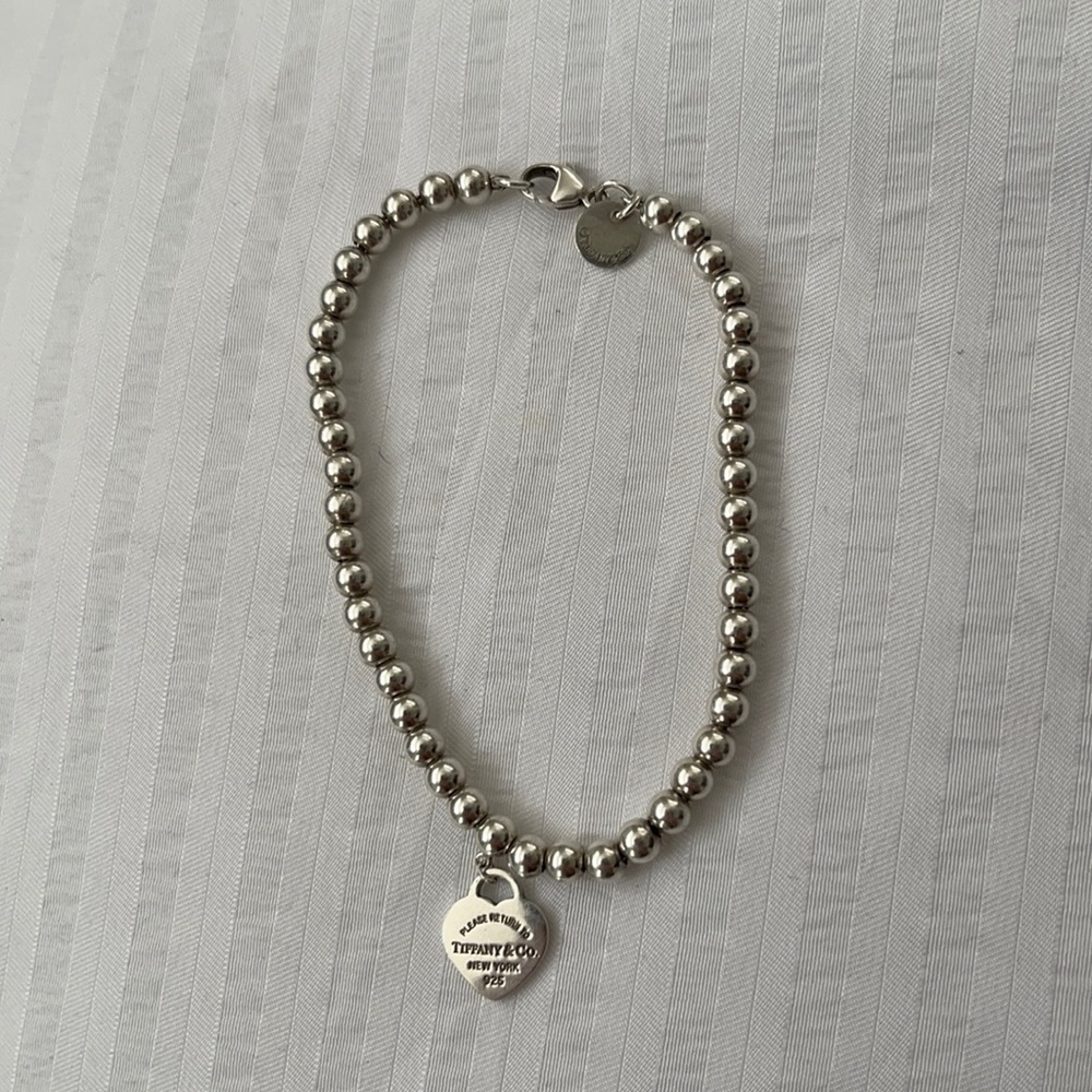 Tiffany & Co. Heart Tag Bead Bracelet